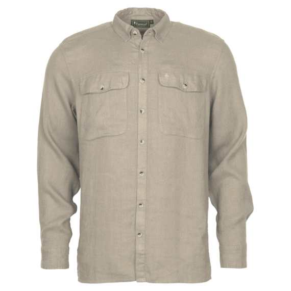 Pinewood Värnamo InsectSafe Shirt Linen Beige i gruppen Kläder & Skor / Kläder / Skjortor hos Sportfiskeprylar.se (1-53490616006r)