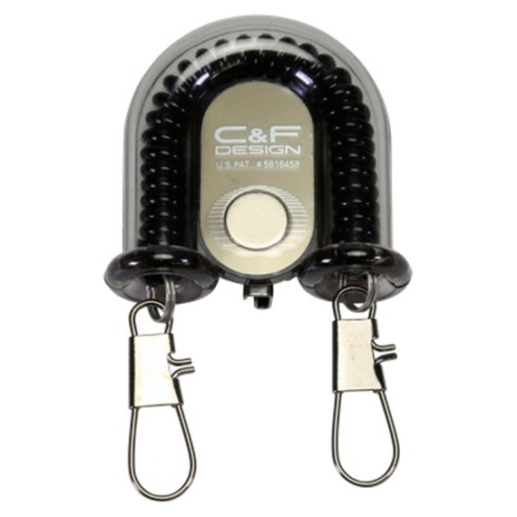 C&F 2-in-1 Retractor w Fly Catcher Black (CFA-70WF) i gruppen Verktyg & Tillbehör / Pin-On-Reels hos Sportfiskeprylar.se (1120052)