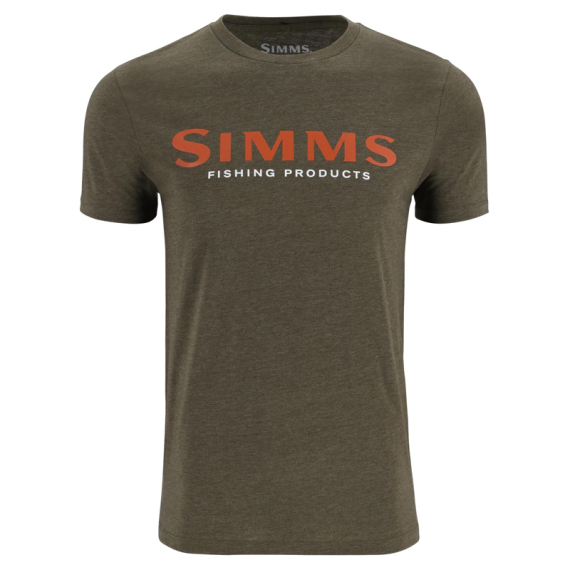 Simms Logo T-Shirt Loden Heather i gruppen Kläder & Skor / Kläder / T-shirts hos Sportfiskeprylar.se (12803-1274-20r)