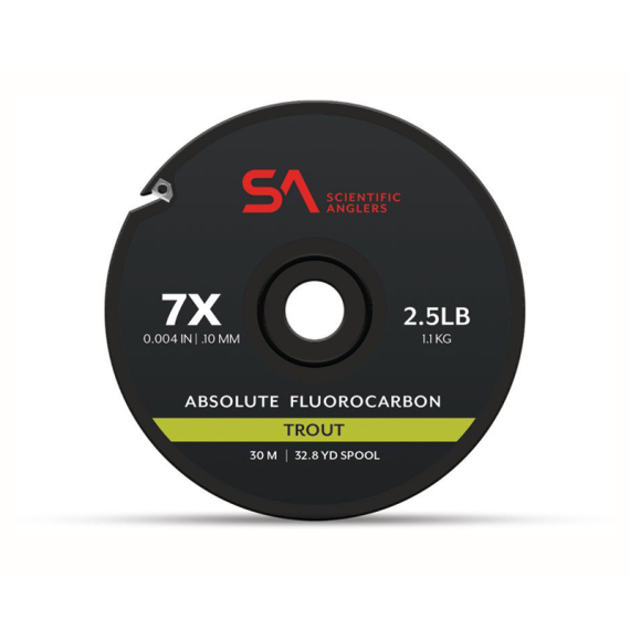 SA Absolute Fluorocarbon Trout Tafsmaterial i gruppen Krok & Småplock / Tafsar & Tafsmaterial / Tafsmaterial / Tafsmaterial Flugfiske hos Sportfiskeprylar.se (135450r)