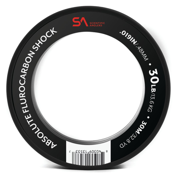 SA Absolute Fluorocarbon Shock Tafsmaterial 0,45mm i gruppen Krok & Småplock / Tafsar & Tafsmaterial / Tafsmaterial / Tafsmaterial Flugfiske hos Sportfiskeprylar.se (135597r)