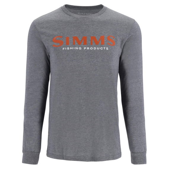 Simms Logo Shirt LS Athletic Heather i gruppen Kläder & Skor / Kläder / Tröjor / Långärmade T-shirts hos Sportfiskeprylar.se (13626-1099-20r)