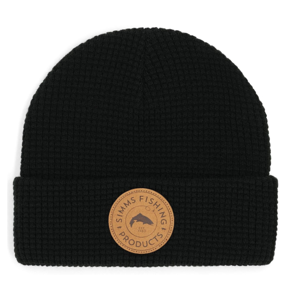 Simms Everyday Waffle Knit Beanie Black i gruppen Kläder & Skor / Kepsar & Huvudbonader / Mössor hos Sportfiskeprylar.se (13786-001-00)