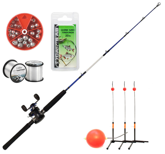 IFISH Ismete Combo L (Pike 113cm + 400-L) Starterkit 3-Pack i gruppen Fiskemetoder / Vinterfiske / Isfiskeset / Ismeteset hos Sportfiskeprylar.se (20104345-set)