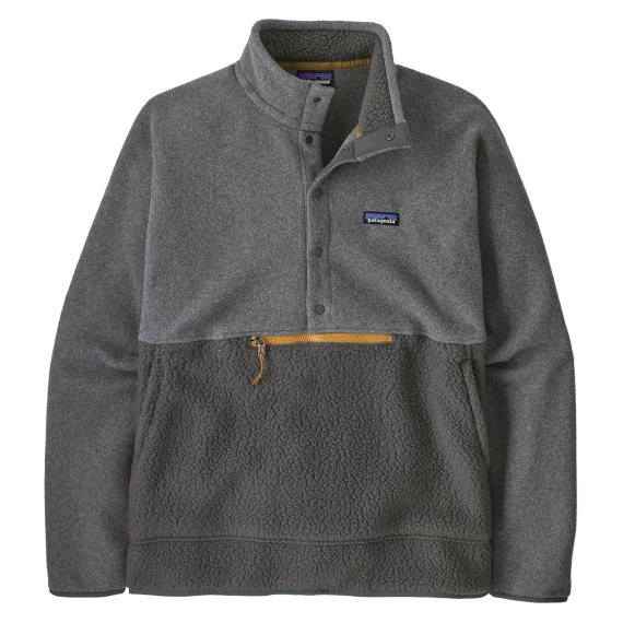 Patagonia M\'s Retro Pile 1/2 Snap P/O, Forge Grey i gruppen Outlet hos Sportfiskeprylar.se (23205-FGE-Sr)