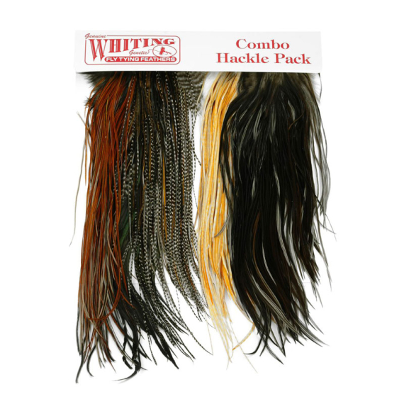 Whiting Introductory Hackle Pack - Four 1/2 Saddles i gruppen Krok & Småplock / Flugbindning / Flugbindningsmaterial / Fjädrar & Nackar / Nackar & Sadlar hos Sportfiskeprylar.se (25842000)