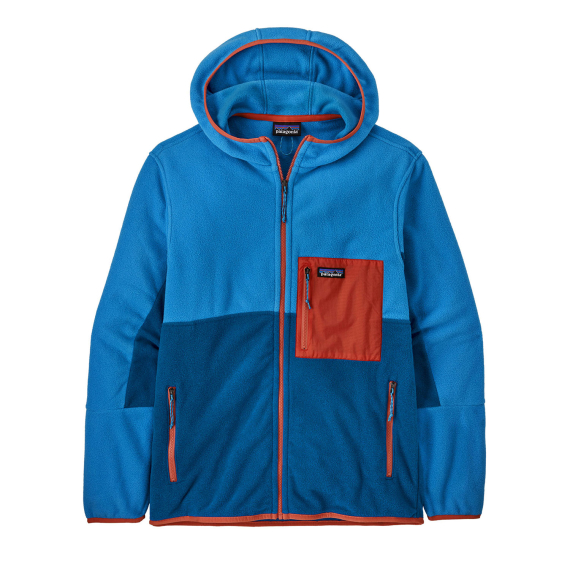 Patagonia M\'s Microdini Hoody Endless Blue i gruppen Kläder & Skor / Kläder / Tröjor / Fleecetröjor hos Sportfiskeprylar.se (26210-ENLB-Sr)