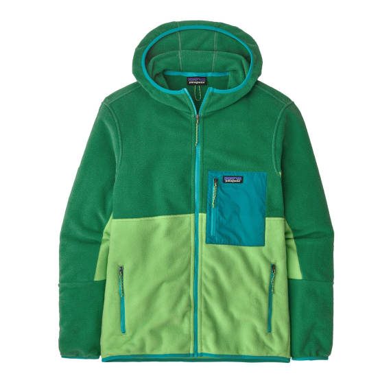 Patagonia M\'s Microdini Hoody Glisten Green i gruppen Kläder & Skor / Kläder / Tröjor / Fleecetröjor hos Sportfiskeprylar.se (26210-GLTN-Sr)