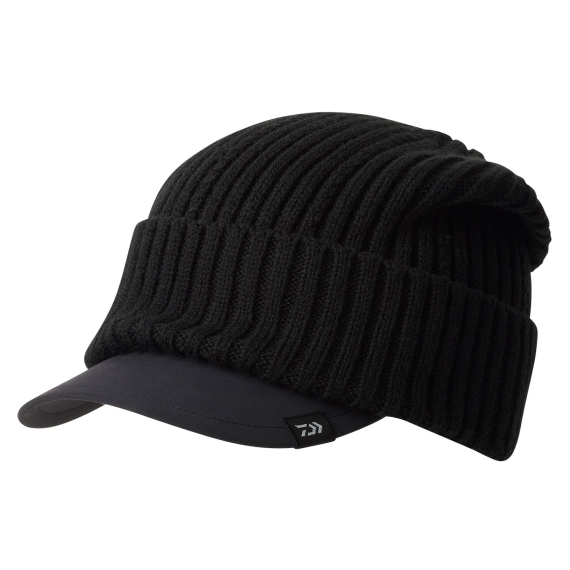 Daiwa Knit Cap With Brim - Black i gruppen Kläder & Skor / Kepsar & Huvudbonader / Kepsar hos Sportfiskeprylar.se (32-223231)