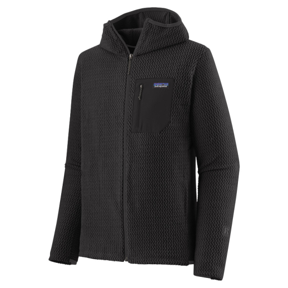 Patagonia M\'s R1 Air Full-Zip Hoody Black i gruppen Kläder & Skor / Kläder / Tröjor / Hoodies hos Sportfiskeprylar.se (40255-BLK-Sr)