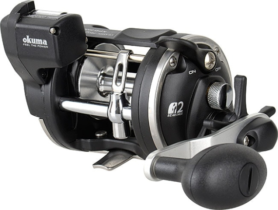 Okuma Classic Linecounter XPD- 30DLXA 2bb Left Hand i gruppen Fiskerullar / Multirullar / Rundgavlade Multirullar hos Sportfiskeprylar.se (49694)