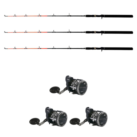 Okuma Classic Linecounter XPD- 30DLXA/Maxximus Predator Ice Medium Combo Vänster 3-Pack i gruppen Fiskemetoder / Vinterfiske / Isfiskeset / Ismeteset hos Sportfiskeprylar.se (49694ICEMAXI3pcs-SET)