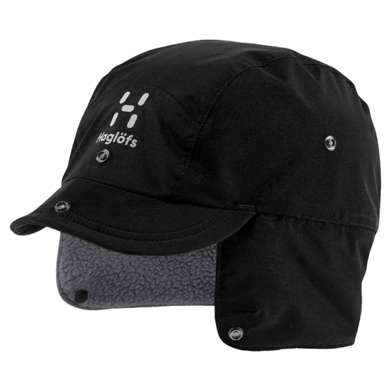 Haglöfs Mountain Cap True Black/Magnetite i gruppen Kläder & Skor / Kepsar & Huvudbonader / Kepsar / Öronlappskepsar hos Sportfiskeprylar.se (6055932CT715r)