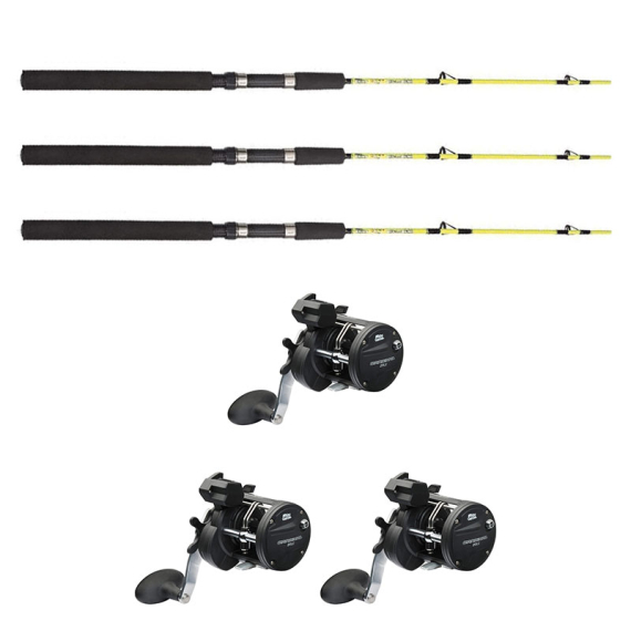 Abu Garcia Cardinal Trolling 20LC/Fladen Ice Pike 130cm Combo Höger 3-Pack i gruppen Fiskemetoder / Vinterfiske / Isfiskeset / Ismeteset hos Sportfiskeprylar.se (84-130Y3pcs-set)