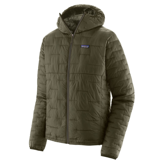 Patagonia M\'s Micro Puff Hoody Pine Needle Green i gruppen Kläder & Skor / Kläder / Jackor / Syntetfoderjackor hos Sportfiskeprylar.se (84031-PNGR-Sr)