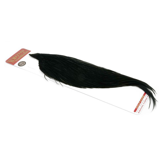 Whiting Bronze 1/2 Dry Fly Hackle Dyed Black i gruppen Krok & Småplock / Flugbindning / Flugbindningsmaterial / Fjädrar & Nackar / Hackel hos Sportfiskeprylar.se (91341008)