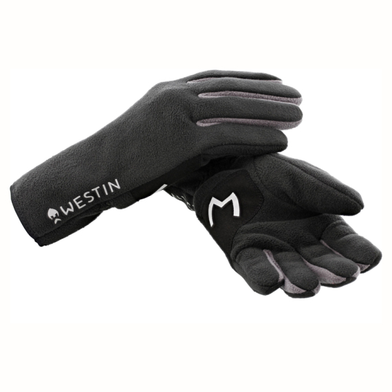 Westin Full Fleece Gloves Carbon Black i gruppen Kläder & Skor / Kläder / Handskar & Vantar hos Sportfiskeprylar.se (A223-657-Mr)