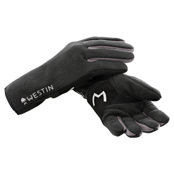 Westin Full Fleece Gloves Carbon Black i gruppen Kläder & Skor / Kläder / Handskar & Vantar hos Sportfiskeprylar.se (A223-657-Mr)