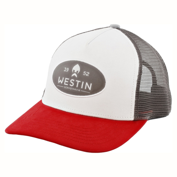 Westin W6 Classic Cap One Size Silver Grey/Red i gruppen Kläder & Skor / Kepsar & Huvudbonader / Kepsar / Truckerkepsar hos Sportfiskeprylar.se (A229-876-OS)