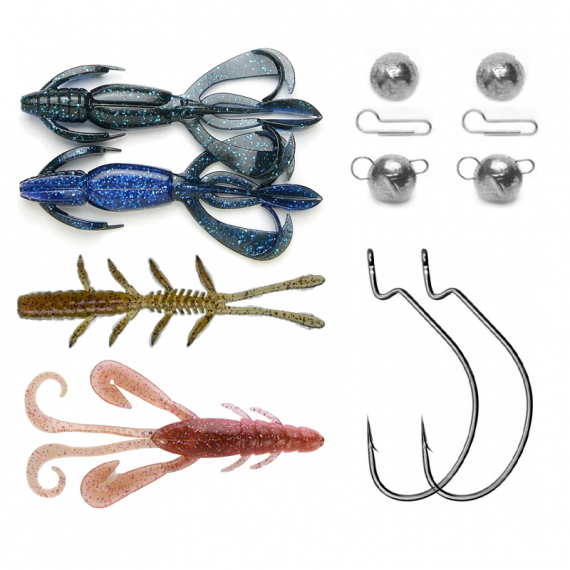 Creature Bait Bundle - Abborre i gruppen Fiskedrag / Betespaket hos Sportfiskeprylar.se (ABBORRKIT2)