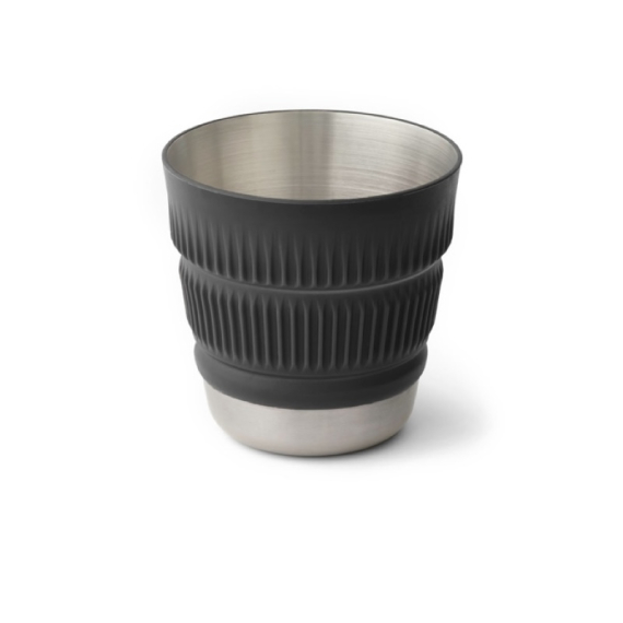 Sea To Summit Detour Stainless Steel Collapsible Mug Black i gruppen Outdoor / Friluftskök & Redskap / Koppar & Muggar hos Sportfiskeprylar.se (ACK039031-050101)