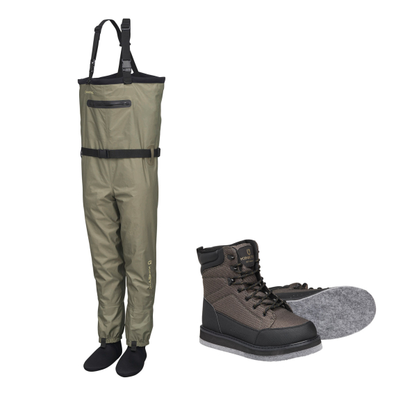 Kinetic Classicgaiter med Rockgaiter Filt Vadarset i gruppen Fiskemetoder / Flugfiske / Vadare & Vadarutrustning / Vadarpaket hos Sportfiskeprylar.se (CLASSICGAITER_PAKET)