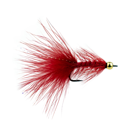 Wolly Bugger BH Red # 6 i gruppen Fiskedrag / Flugor / Streamers hos Sportfiskeprylar.se (F30-1055-6)