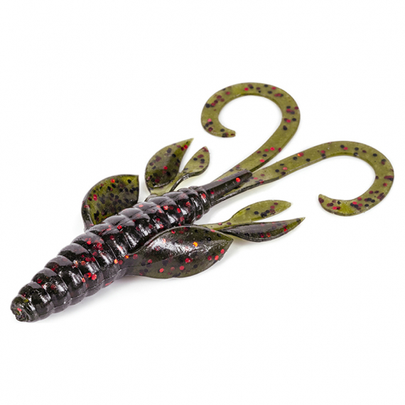 Molix Freaky Flip 10cm - Watermelon Red & Black Flake i gruppen Fiskedrag / Jiggar & Gummibeten / Kräftor & Creaturebaits / Kräftjiggar hos Sportfiskeprylar.se (FRFL-02)