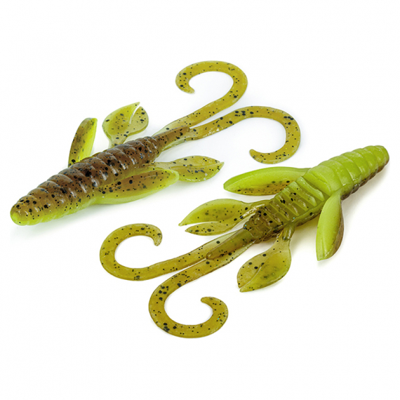 Molix Freaky Flip 10cm - UV Brown Cream Pepper i gruppen Fiskedrag / Jiggar & Gummibeten / Kräftor & Creaturebaits / Kräftjiggar hos Sportfiskeprylar.se (FRFL-478)