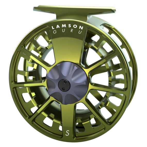 Lamson Guru S-Series Flugrulle Olive Green i gruppen Fiskerullar / Flugfiskerullar & Extraspolar / Flugrullar hos Sportfiskeprylar.se (GS-3PLUSREEL-OGr)