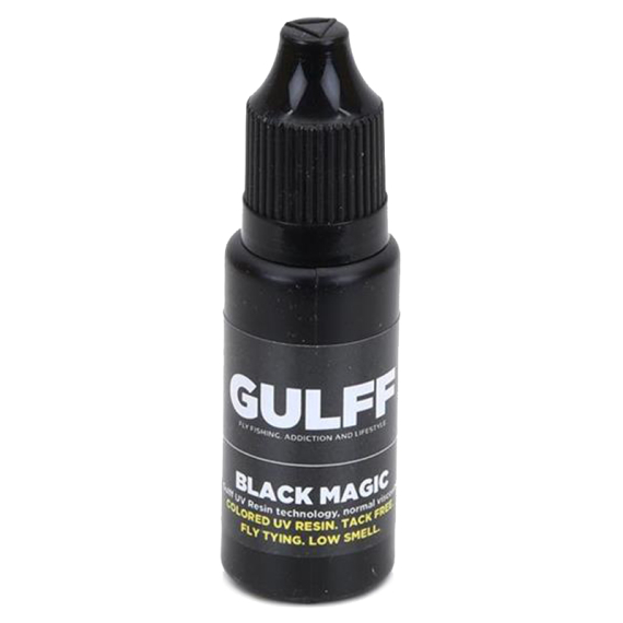 Gulff Black Magic 15ml i gruppen Verktyg & Tillbehör / Superlim & Epoxy / UV-lim hos Sportfiskeprylar.se (GU15BLK)