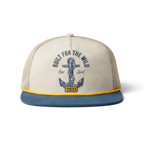 Yeti Open Seas Rope Trucker Cap Deep Tan/Navy i gruppen Kläder & Skor / Kepsar & Huvudbonader / Kepsar / Truckerkepsar hos Sportfiskeprylar.se (H014N)