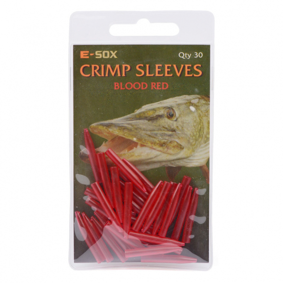 Drennan E-SOX Crimp Sleeves-Blood Red i gruppen Krok & Småplock / Riggtillbehör / Krympslang & Sleeves hos Sportfiskeprylar.se (H582-002)