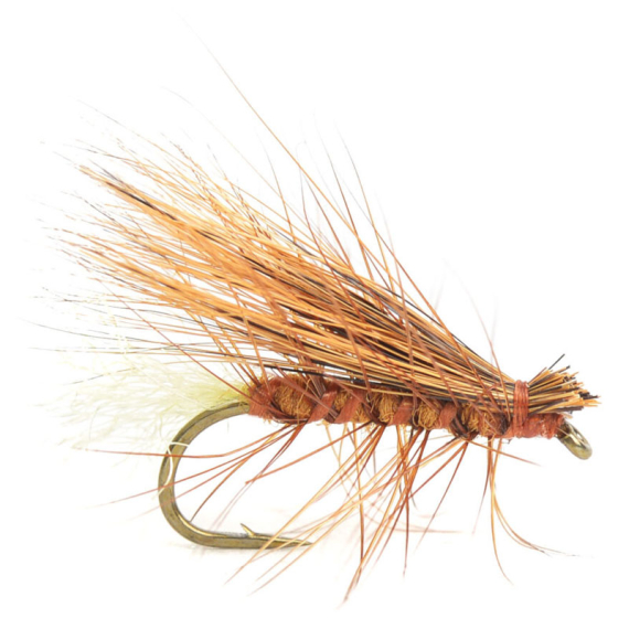 Elk Hair Caddis Röd/Brun size 14 i gruppen Fiskedrag / Flugor / Torrflugor hos Sportfiskeprylar.se (HF0302-14)