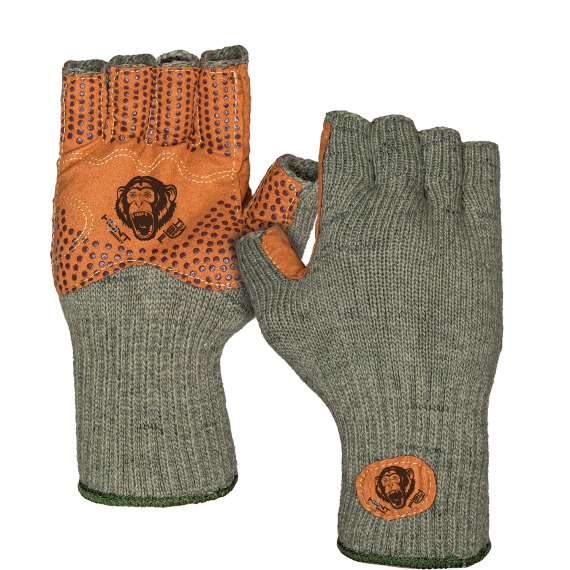 Fish Monkey Wooly Gloves Olive i gruppen Kläder & Skor / Kläder / Handskar & Vantar hos Sportfiskeprylar.se (HM713-SMr)