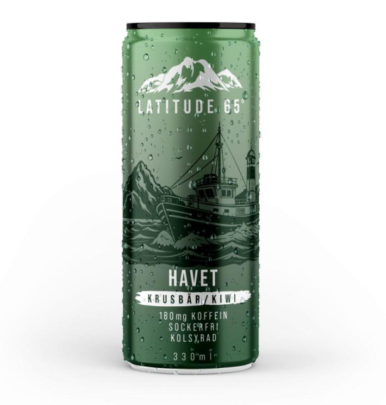 Latitude 65, 330ml - Havet i gruppen Outdoor / Friluftsmat / Drycker hos Sportfiskeprylar.se (L65-Havet)