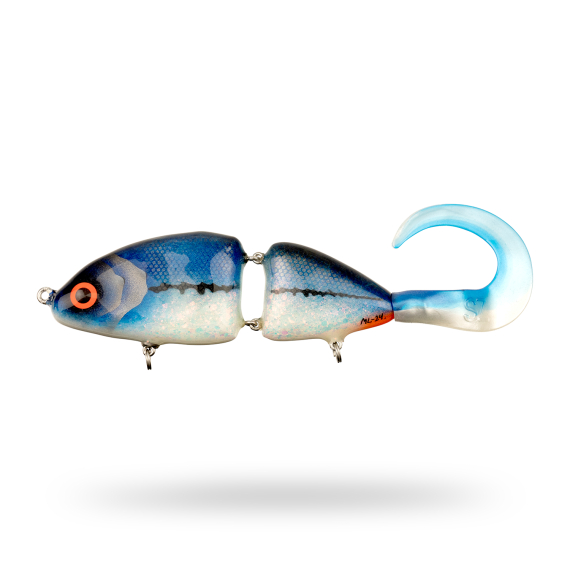 Mälaren Lures Fathead Swimbait 17cm, 125g - Blue Maniac i gruppen Fiskedrag / Handgjorda Beten / Handgjorda Swimbaits hos Sportfiskeprylar.se (MLFHS17-2)