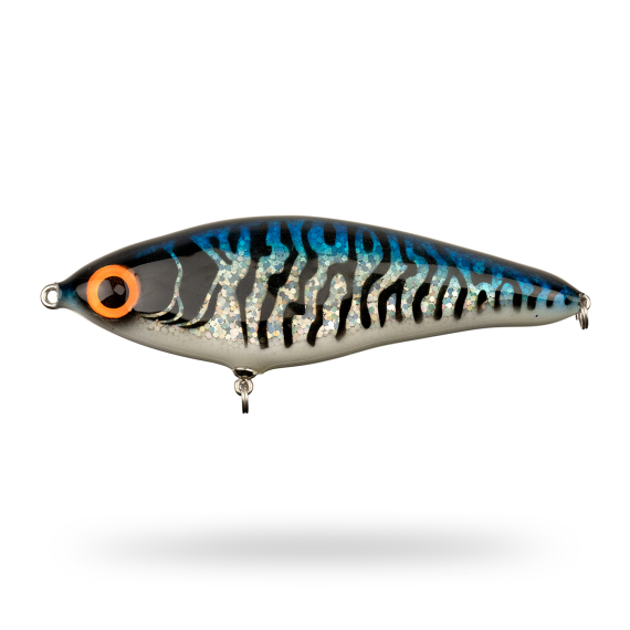 Mälaren Lures Loner 18cm, 100g - Blue Tiger i gruppen Fiskedrag / Handgjorda Beten / Handgjorda Jerkbaits hos Sportfiskeprylar.se (MLL18-2)