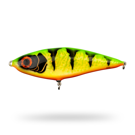 Mälaren Lures Loner 18cm, 100g - Fire Tiger i gruppen Fiskedrag / Handgjorda Beten / Handgjorda Jerkbaits hos Sportfiskeprylar.se (MLL18-3)