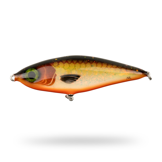 Mälaren Lures Loner 18cm, 100g - Red Brown Snapper i gruppen Fiskedrag / Handgjorda Beten / Handgjorda Jerkbaits hos Sportfiskeprylar.se (MLL18-4)