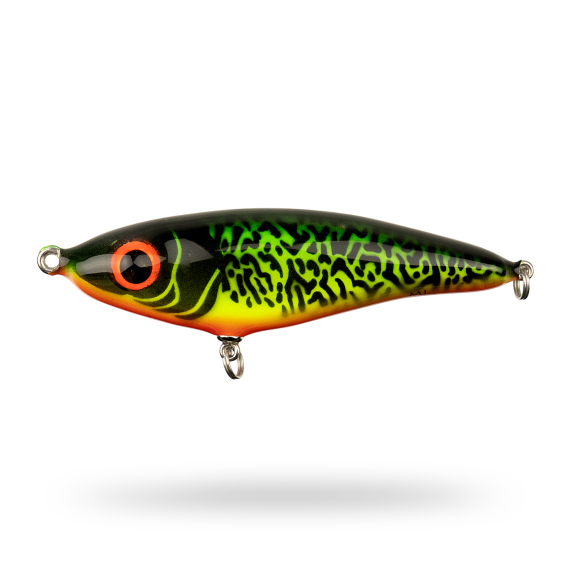 Mälaren Lures Loner Mini 13cm, 60g - Fire Tiger i gruppen Fiskedrag / Handgjorda Beten / Handgjorda Jerkbaits hos Sportfiskeprylar.se (MLLM13-5)