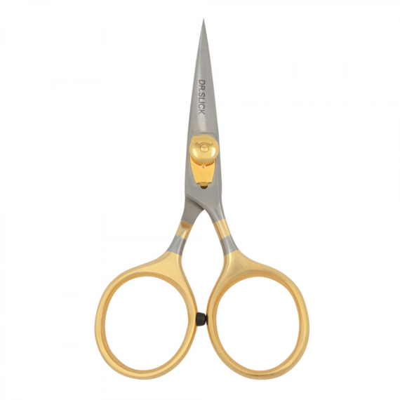 DR Slick Hair Razor Scissor 4 1/2\'\' Straight - Adjustable Tension i gruppen Verktyg & Tillbehör / Tänger & Saxar / Linklippare & Saxar hos Sportfiskeprylar.se (NFD635-SR45G)