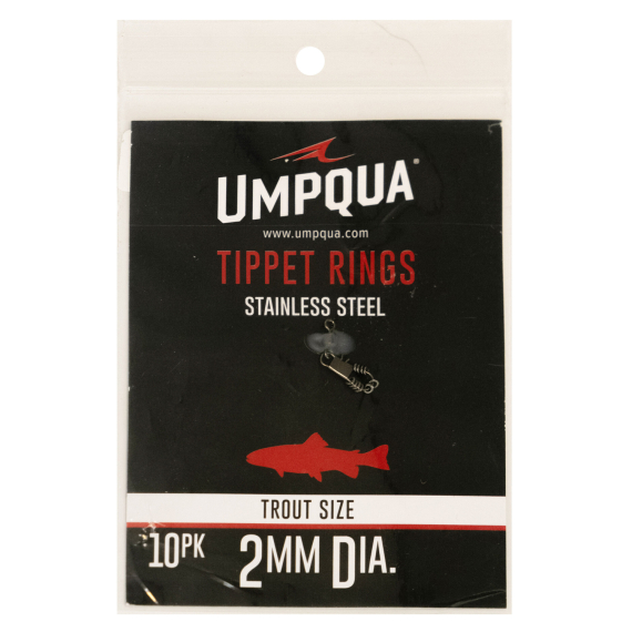 Umpqua Tippet Ring Standard 2mm 10-pack i gruppen Krok & Småplock / Tafsar & Tafsmaterial / Tafsmaterial / Tafsmaterial Flugfiske hos Sportfiskeprylar.se (NFD9384)