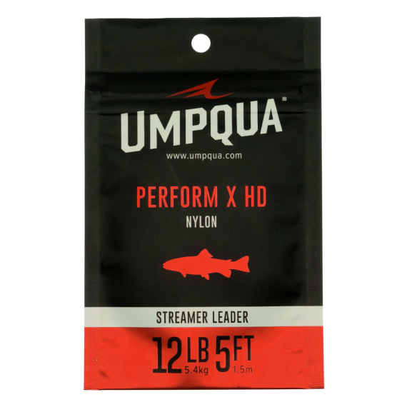 Umpqua Perform X HD Streamer Leader 5ft i gruppen Krok & Småplock / Tafsar & Tafsmaterial / Färdiga Tafsar / Taperade Flugfisketafsar hos Sportfiskeprylar.se (NFD9386-8lbr)