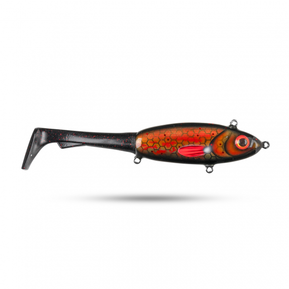 Pineslope Lures Goujon XL Slow Sink 25cm, 130g - Black Knight i gruppen Fiskedrag / Handgjorda Beten / Handgjorda Tailbeten hos Sportfiskeprylar.se (PSLGXLSS23-2)