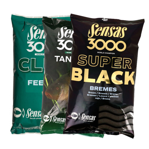 Sensas 3000 1kg x 3-pack i gruppen Fiskedrag / Boilies, Krokbeten & Mäsk / Mäsk hos Sportfiskeprylar.se (SENSAS3000MIXPACK)