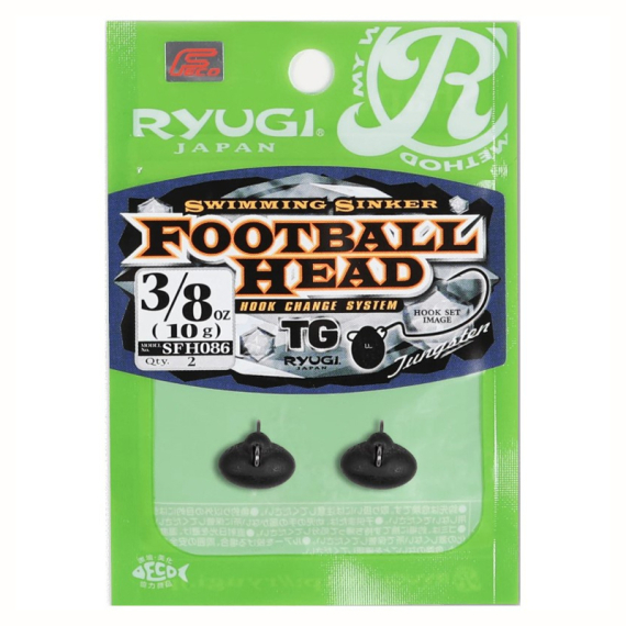 Ryugi Football Tungsten Sinker i gruppen Krok & Småplock / Sänken & Vikter / Övriga Sänken & Tyngder hos Sportfiskeprylar.se (SFH086r)