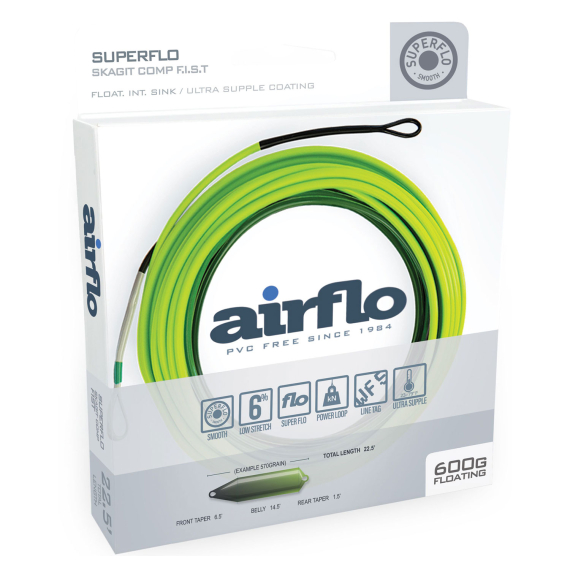 Airflo Superflo Skagit Compact F.I.S.T Shooting Head Sink 3 i gruppen Fiskelinor / Flugfiskelinor / Klumpar hos Sportfiskeprylar.se (SFS-FIST-450r)