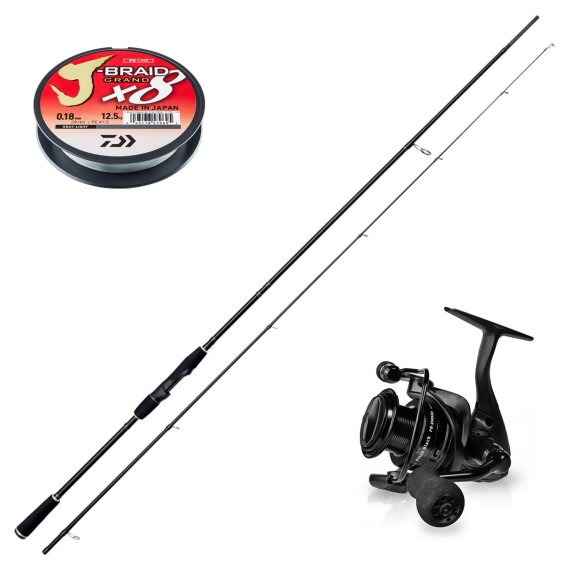 Okuma Pitch Black V2 Westin W2 Powershad Allround Combo i gruppen Fiskemetoder / Spinnfiske / Fiskeset / Haspelset hos Sportfiskeprylar.se (SSPSET-12)