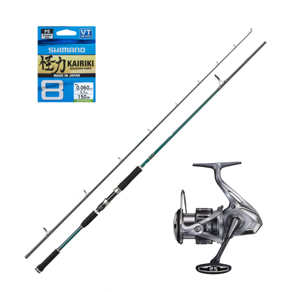 Shimano Nasci Abu Garcia Beast X Pike Combo i gruppen Fiskemetoder / Spinnfiske / Fiskeset / Haspelset hos Sportfiskeprylar.se (SSPSET-18)